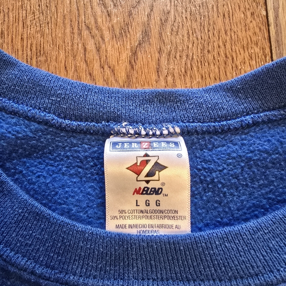 Vintage United States Air Force Crewneck Sweatshirt Jerzees Blue Graphic USA - Picture 3 of 4